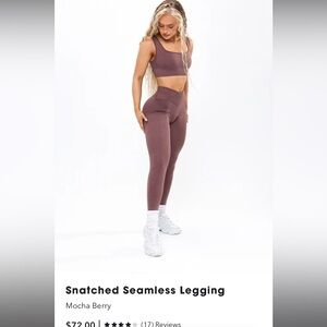 NWOT 💖 Snatched Seamless Leggings SZ Small